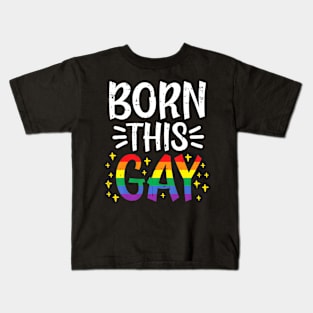 This Gay  Flag Pride Ally Lesbian LGBTQ Month Kids T-Shirt